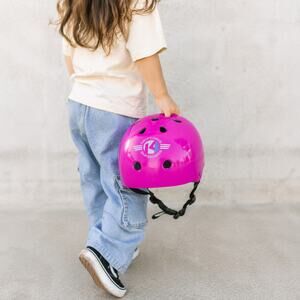 Kryptonics Hot Pink Helmet Kids L/XL 22–24.2" Skate Bike Like New